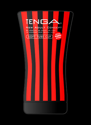 TENGA ソフトチューブ・カップ（黒） ４個で５個